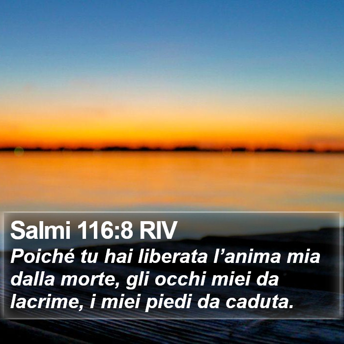 Salmi 116:8 RIV Bible Study