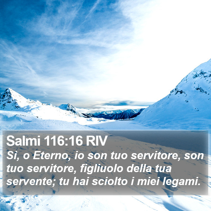 Salmi 116:16 RIV Bible Study