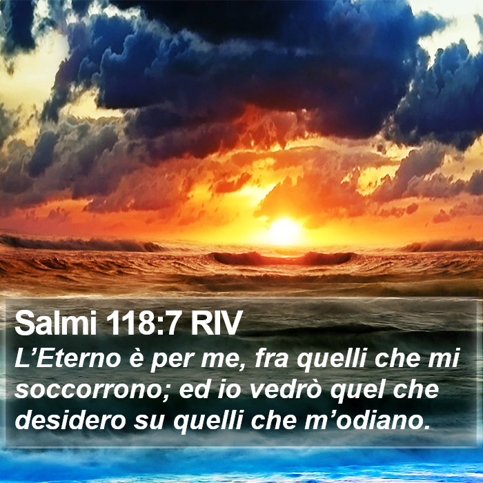 Salmi 118:7 RIV Bible Study