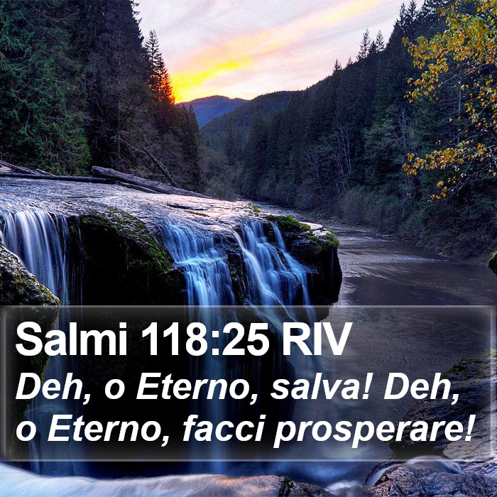 Salmi 118:25 RIV Bible Study