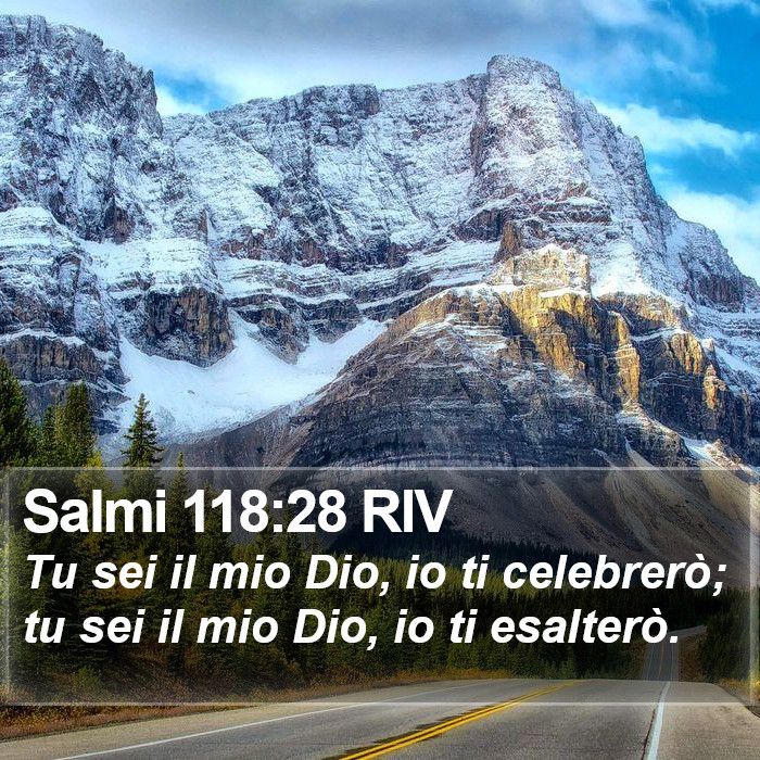 Salmi 118:28 RIV Bible Study