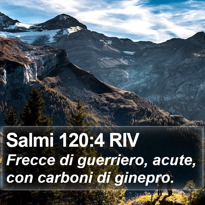 Salmi 120:4 RIV Bible Study