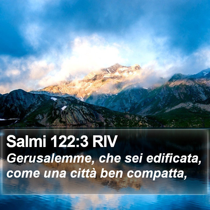 Salmi 122:3 RIV Bible Study