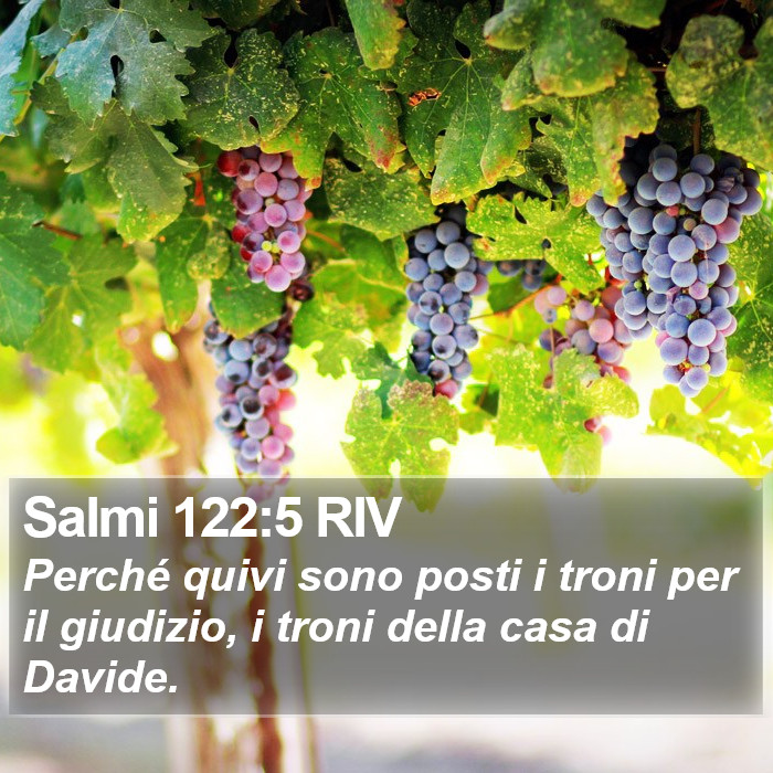 Salmi 122:5 RIV Bible Study