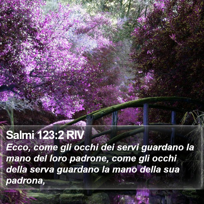 Salmi 123:2 RIV Bible Study