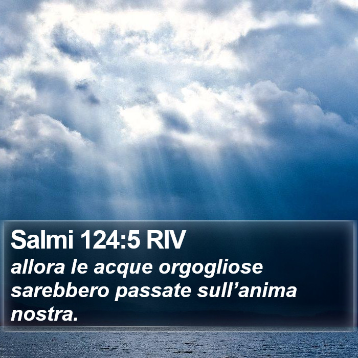 Salmi 124:5 RIV Bible Study