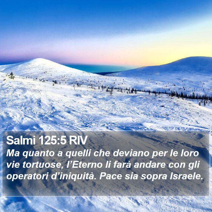 Salmi 125:5 RIV Bible Study