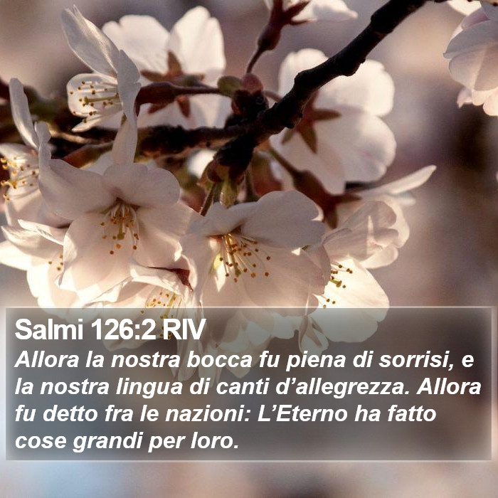 Salmi 126:2 RIV Bible Study