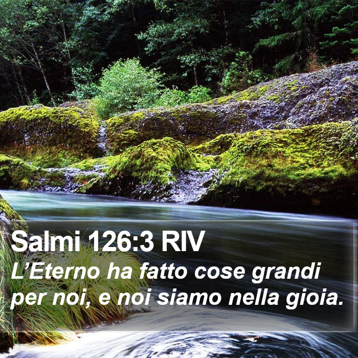 Salmi 126:3 RIV Bible Study