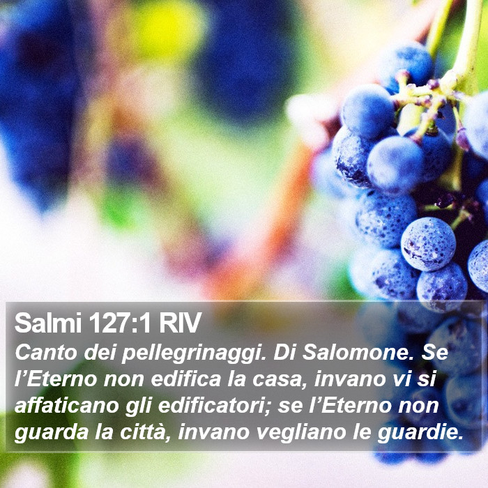 Salmi 127:1 RIV Bible Study