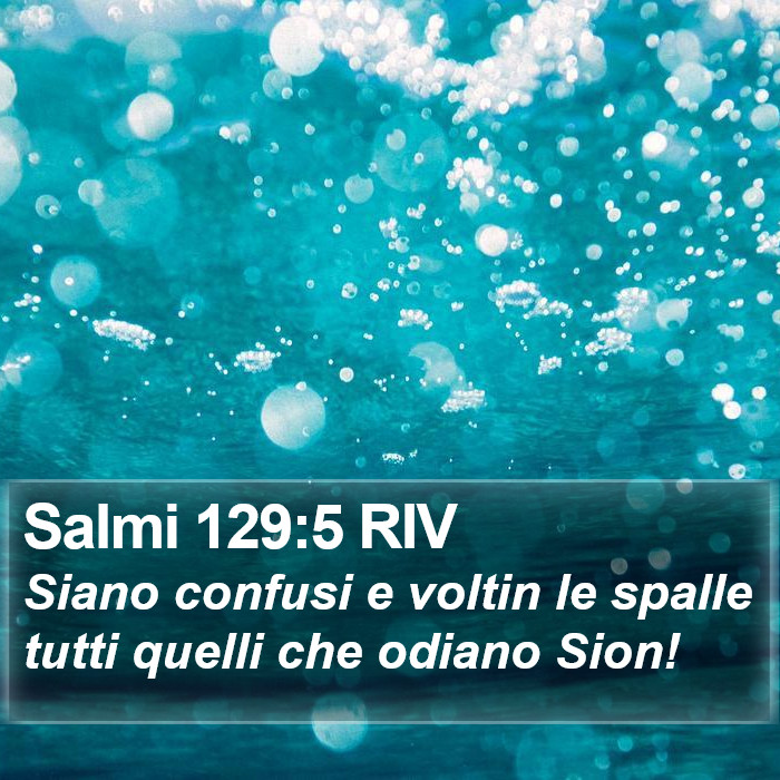 Salmi 129:5 RIV Bible Study