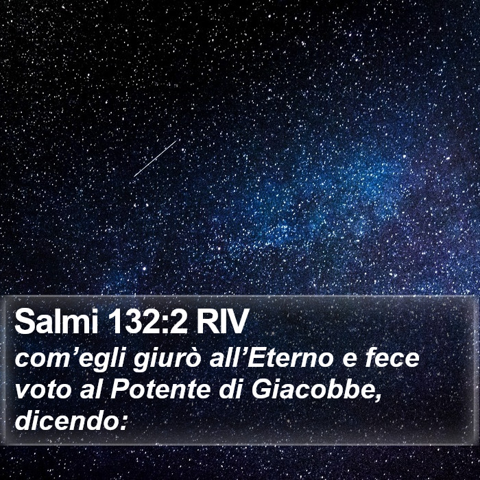 Salmi 132:2 RIV Bible Study