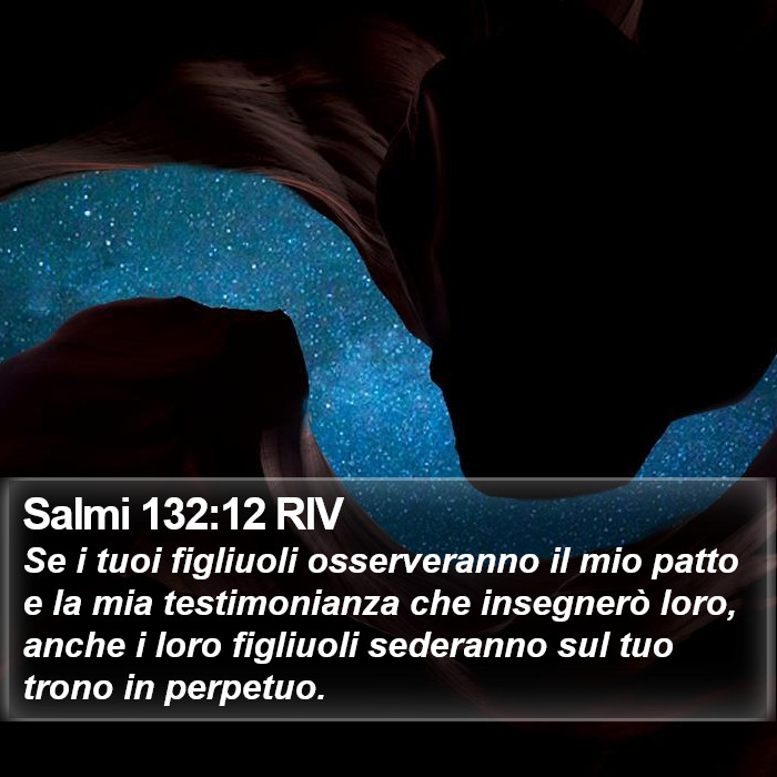 Salmi 132:12 RIV Bible Study