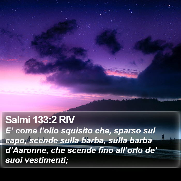 Salmi 133:2 RIV Bible Study