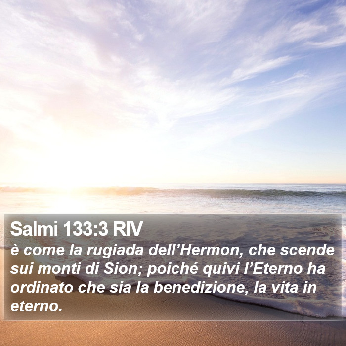 Salmi 133:3 RIV Bible Study