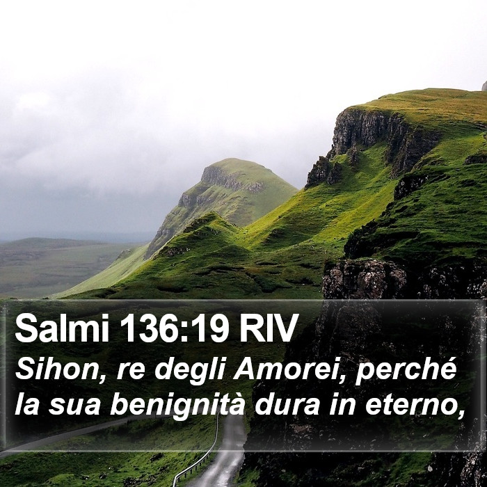 Salmi 136:19 RIV Bible Study