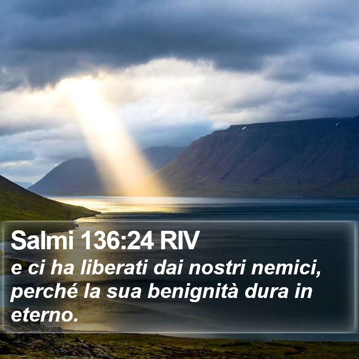 Salmi 136:24 RIV Bible Study