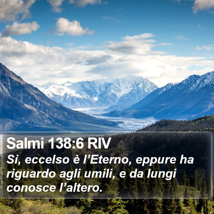 Salmi 138:6 RIV Bible Study
