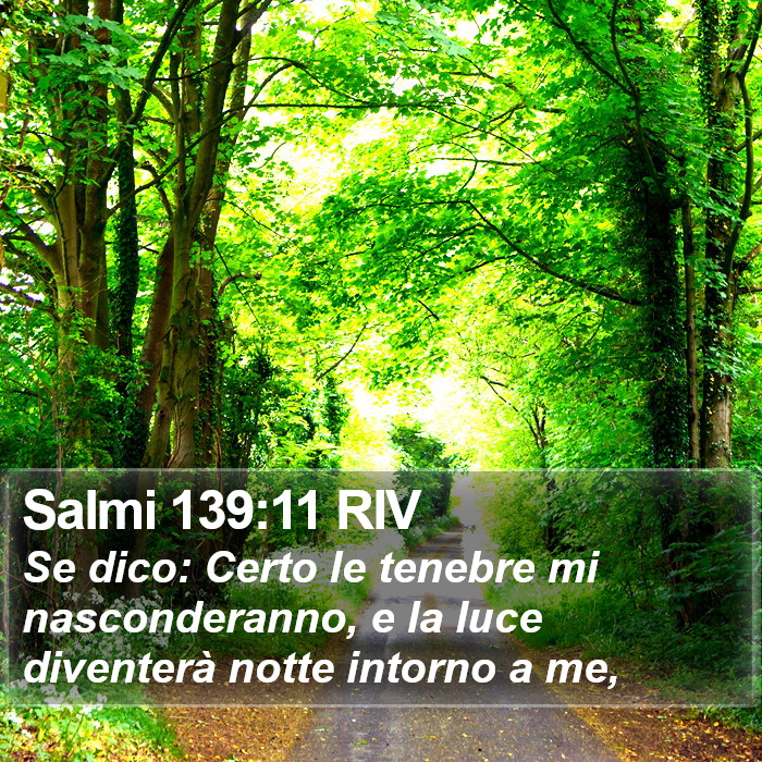 Salmi 139:11 RIV Bible Study