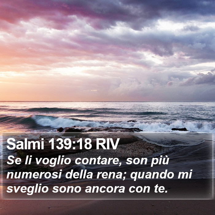 Salmi 139:18 RIV Bible Study