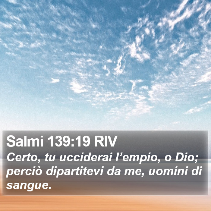 Salmi 139:19 RIV Bible Study