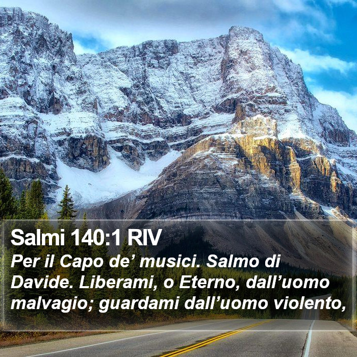 Salmi 140:1 RIV Bible Study