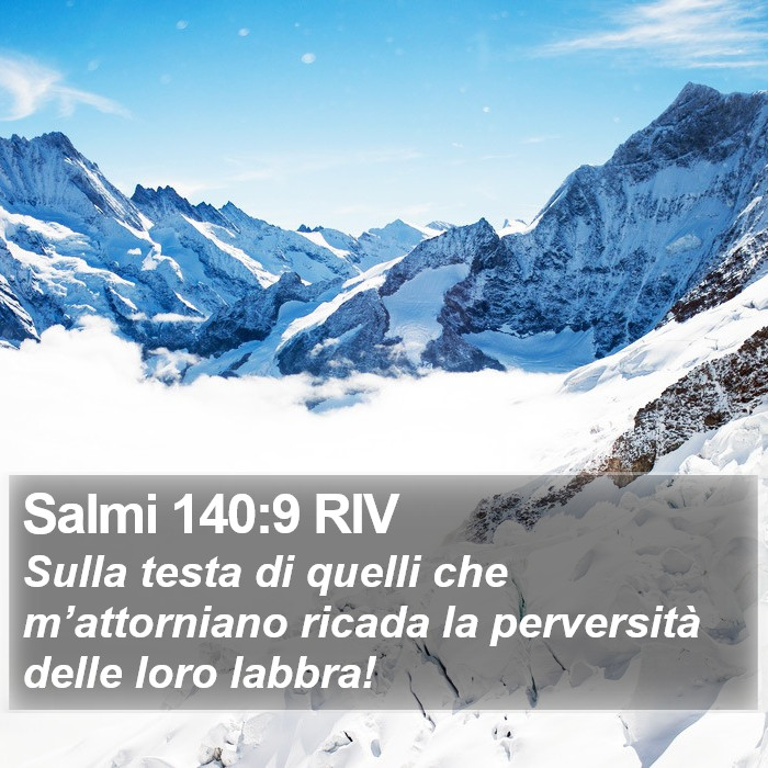 Salmi 140:9 RIV Bible Study