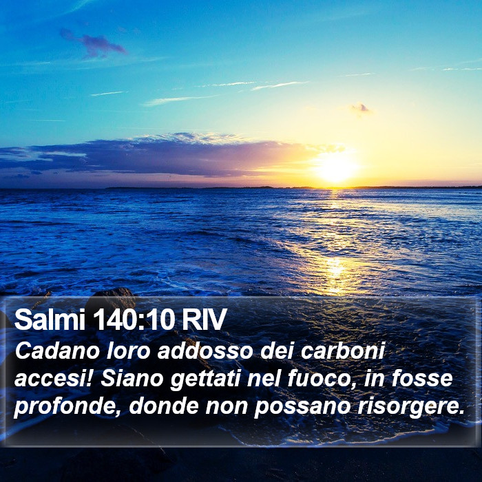 Salmi 140:10 RIV Bible Study