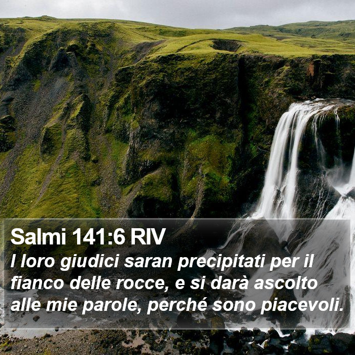 Salmi 141:6 RIV Bible Study