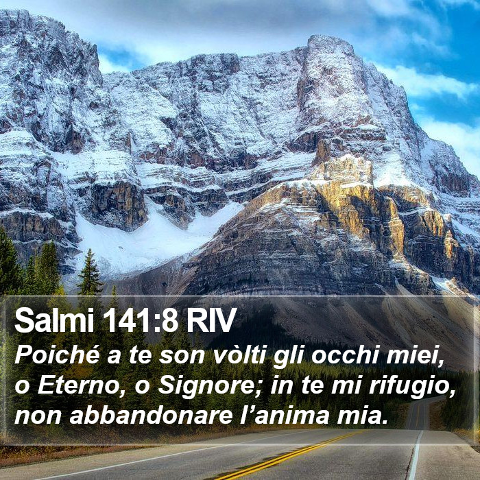 Salmi 141:8 RIV Bible Study