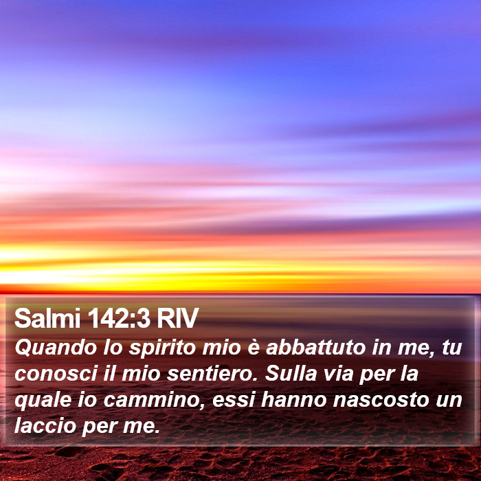 Salmi 142:3 RIV Bible Study