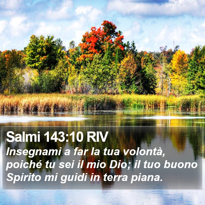 Salmi 143:10 RIV Bible Study