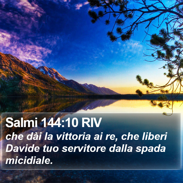 Salmi 144:10 RIV Bible Study