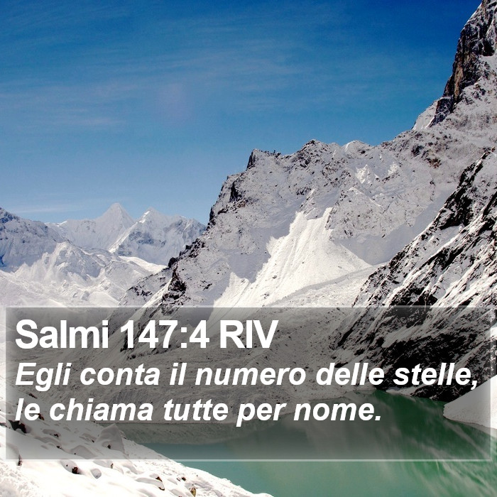 Salmi 147:4 RIV Bible Study