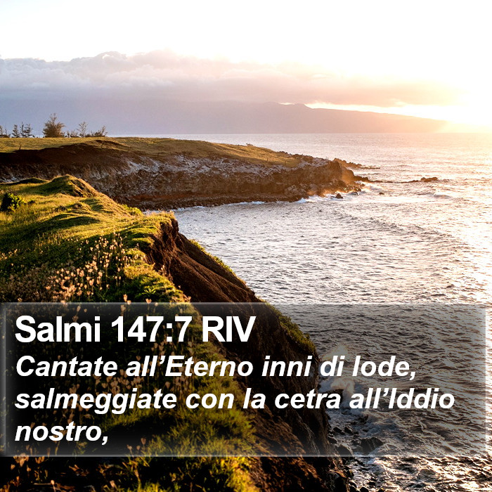 Salmi 147:7 RIV Bible Study