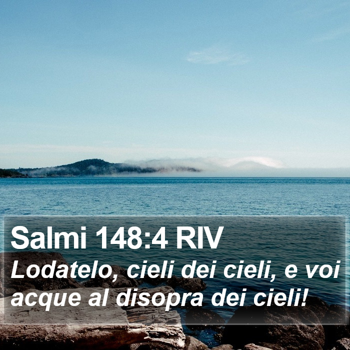 Salmi 148:4 RIV Bible Study