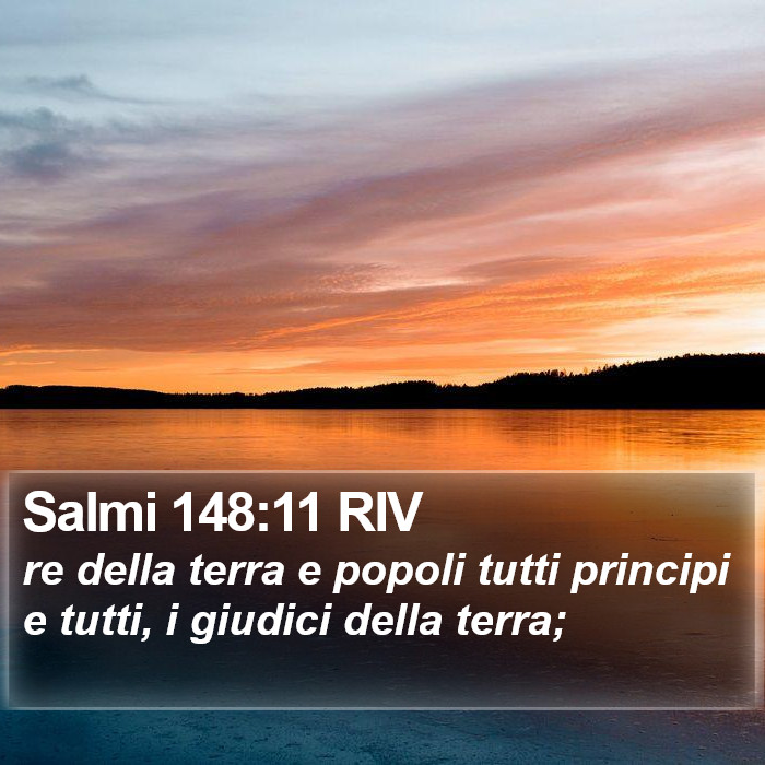 Salmi 148:11 RIV Bible Study