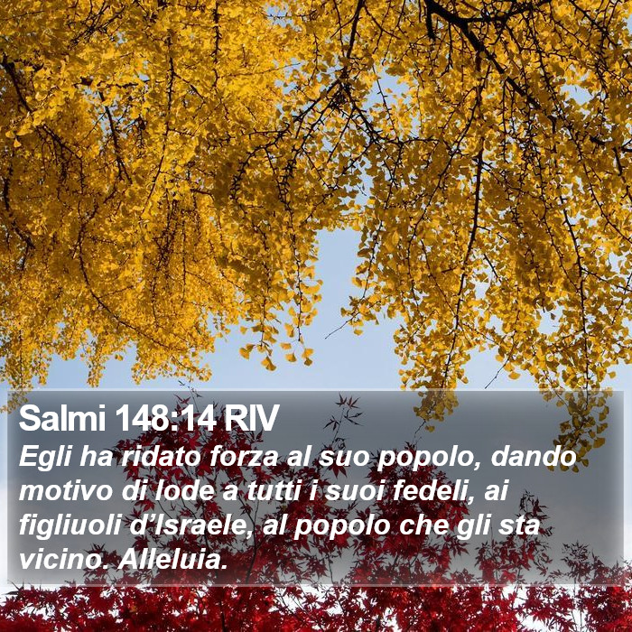 Salmi 148:14 RIV Bible Study