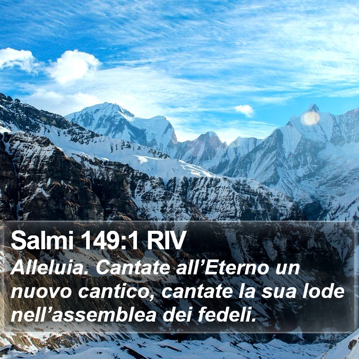 Salmi 149:1 RIV Bible Study