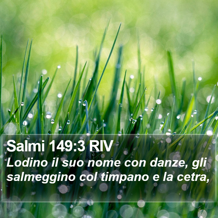 Salmi 149:3 RIV Bible Study