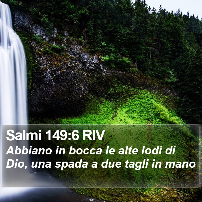 Salmi 149:6 RIV Bible Study