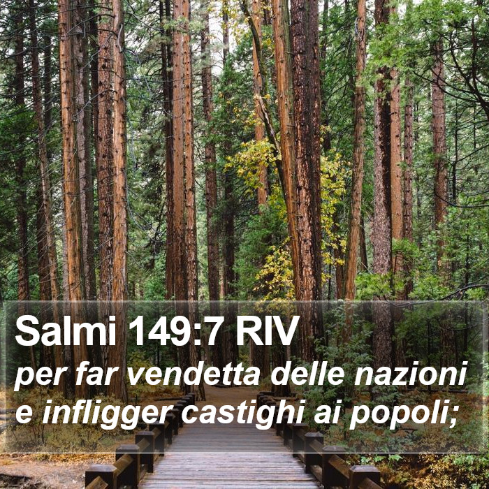 Salmi 149:7 RIV Bible Study