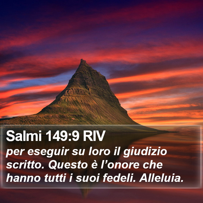 Salmi 149:9 RIV Bible Study