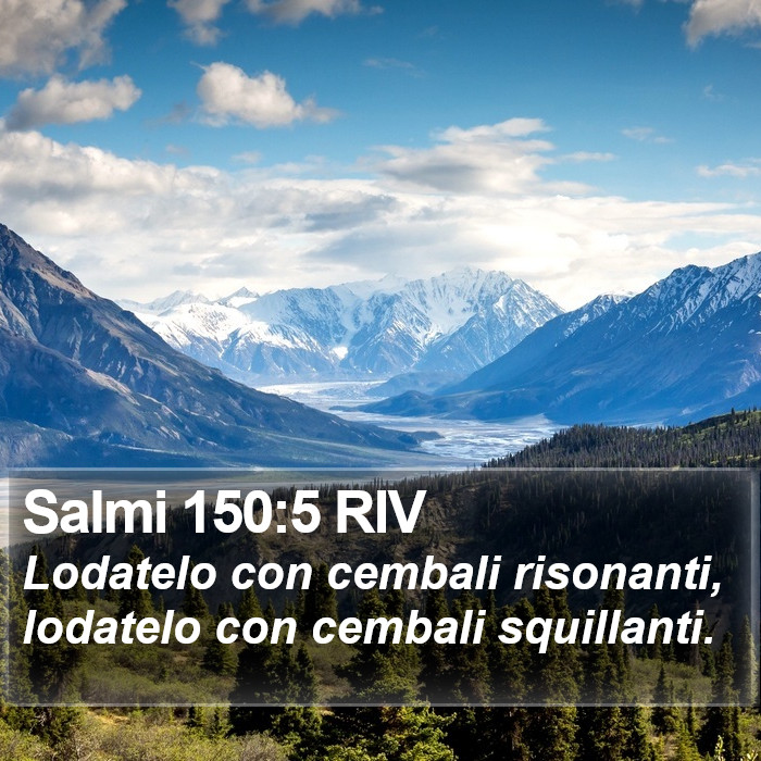 Salmi 150:5 RIV Bible Study