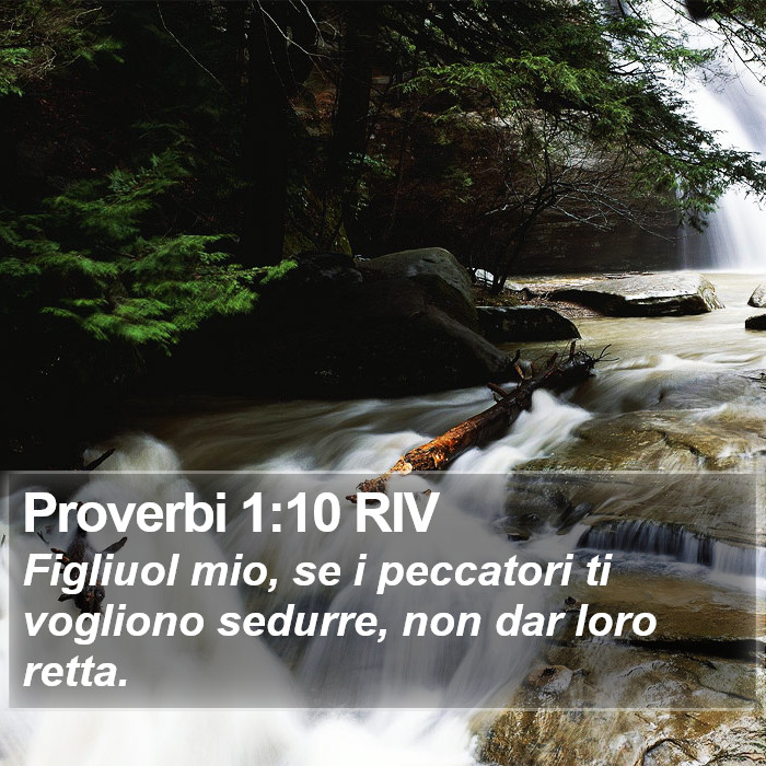 Proverbi 1:10 RIV Bible Study