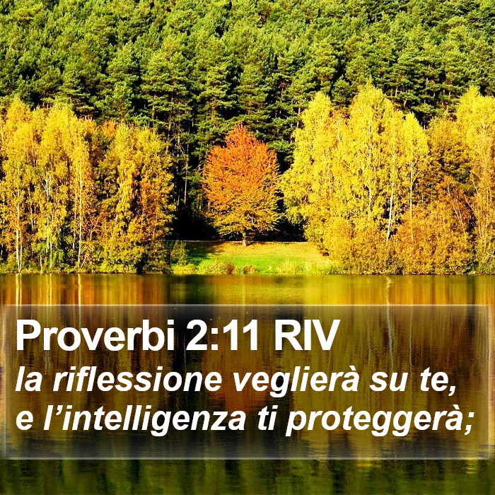 Proverbi 2:11 RIV Bible Study