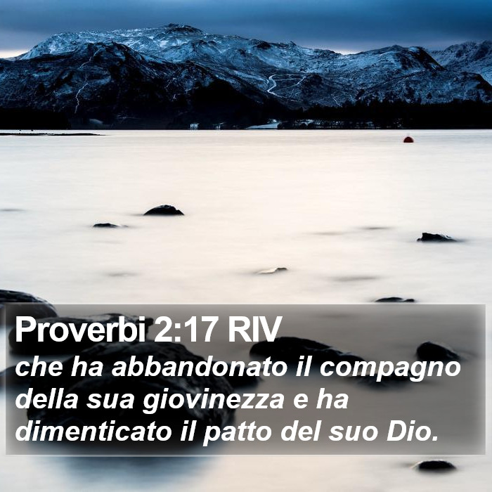 Proverbi 2:17 RIV Bible Study