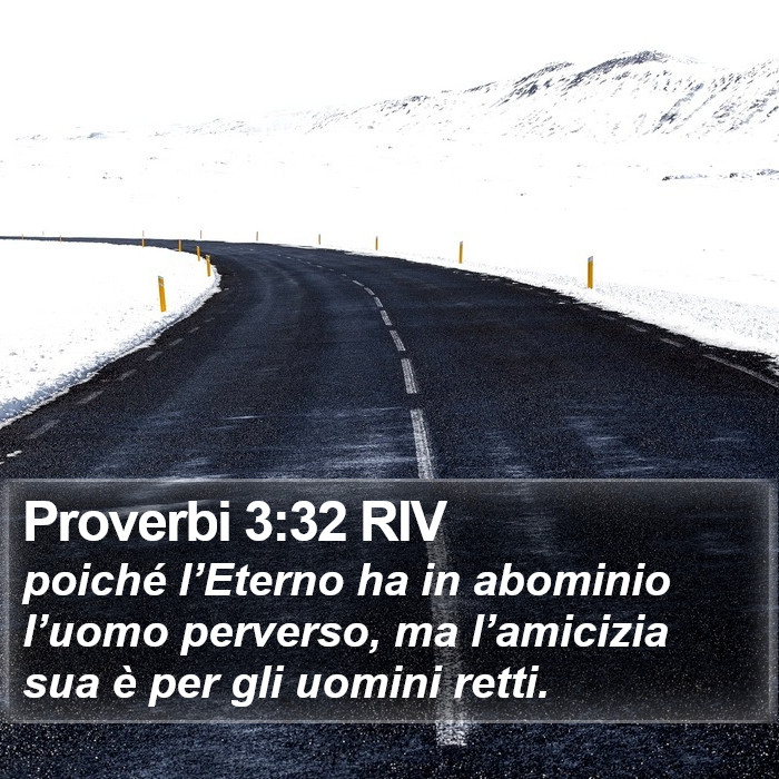 Proverbi 3:32 RIV Bible Study