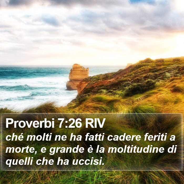 Proverbi 7:26 RIV Bible Study