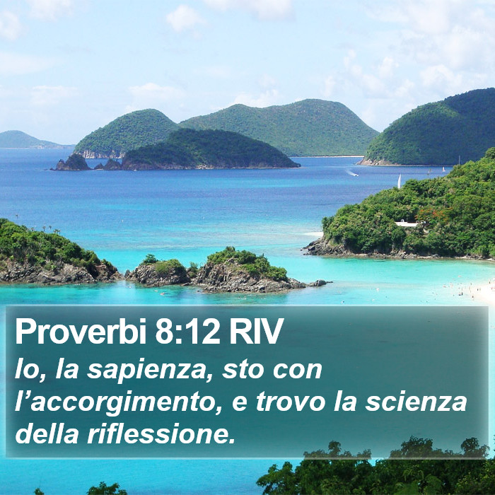 Proverbi 8:12 RIV Bible Study
